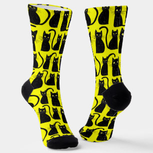 Calcetines Funny Black Cat Socks