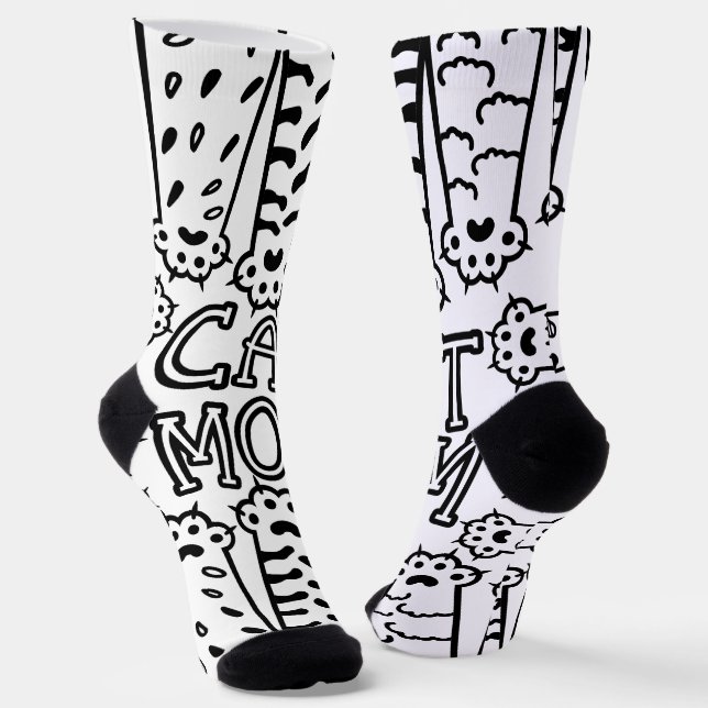 Calcetines Funny Cat Mom Paws (Angular)