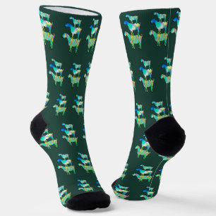 Calcetines Funny Colorful Goat Pattern