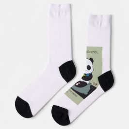 Calcetines Funny Custom Sarcastic Panda Opinion Coworker Gift