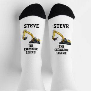 Calcetines Funny Excavator Legend Heavy Equipment Operator So