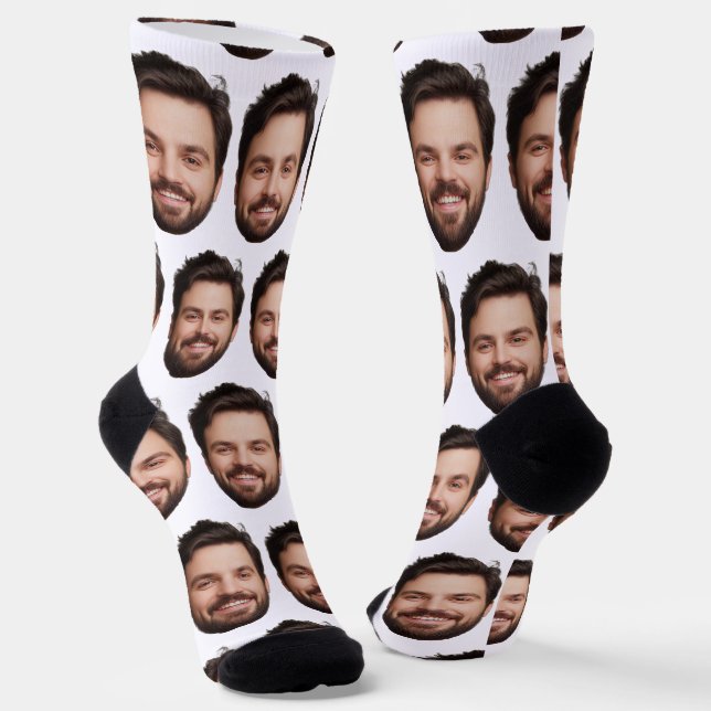 Calcetines Funny face gag Gifts for Men Women Christmas Gifts (Angular)