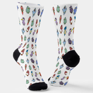 Calcetines Funny Personalizado Bird Pattern Socks