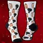 Calcetines Funny Personalizado Face Familia Face Face 3 Fotos<br><div class="desc">Divertido Personalizado Face Photo Family Face 3 Fotos Socks, Reemplaza la cara con tu foto favorita (asegúrate de recortar tanto a la cara como sea posible y usa una aplicación para eliminar el fondo) y personaliza este divertido Socks con tu hijo, esposo, mascota o novio! También una sorpresa divertida y...</div>