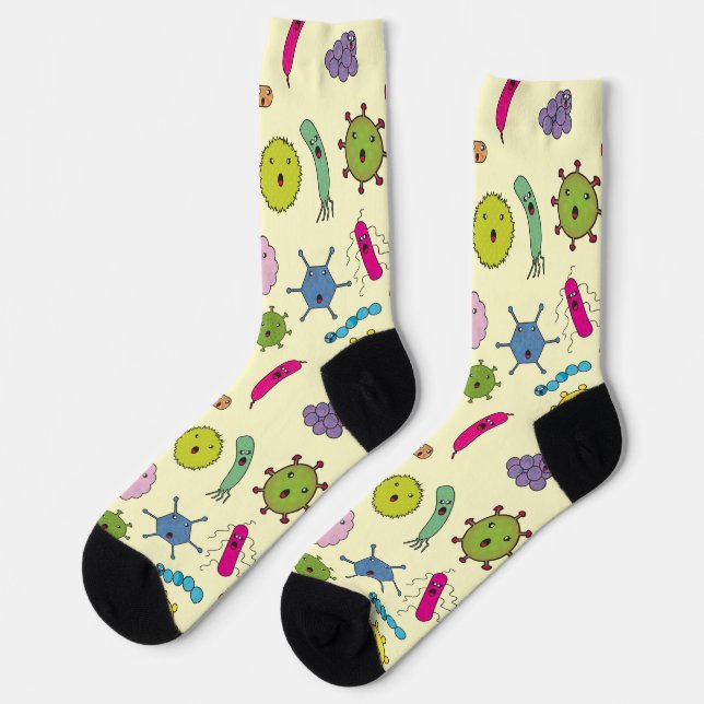 Calcetines Funny Personalizado Germ (Izquierda)