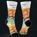 Calcetines Funny Taco Socks | De vez en cuando me derrumbé<br><div class="desc">Estos perfectos y extravagantes calcetines de taco son estupendos para llevar en un restaurante mexicano, taqueria, supermercado de tex, fiesta, siesta y cinco de mayo. Humorístico tanto para los amantes de la comida, como para los de la comida, los de la comida y los del taco. Hilarantes y lindos estos...</div>