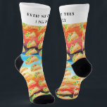 Calcetines Funny Taco Socks | De vez en cuando me derrumbé<br><div class="desc">Estos perfectos y extravagantes calcetines de taco son estupendos para llevar en un restaurante mexicano, taqueria, supermercado de tex, fiesta, siesta y cinco de mayo. Humorístico tanto para los amantes de la comida, como para los de la comida, los de la comida y los del taco. Hilarantes y lindos estos...</div>