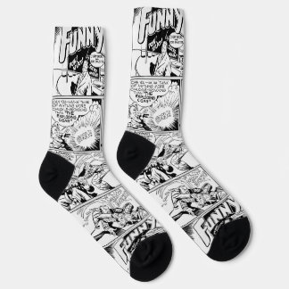 Calcetines 'FUNNYMAN' Action Comic Strip Socks