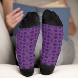 Calcetines Fusión de forma púrpura