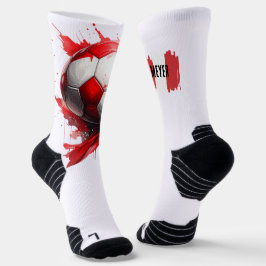 Calcetines Fußball in Österreichischen Flaggenfarben, name