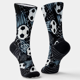 Calcetines Fútbol Blanco Y Negro