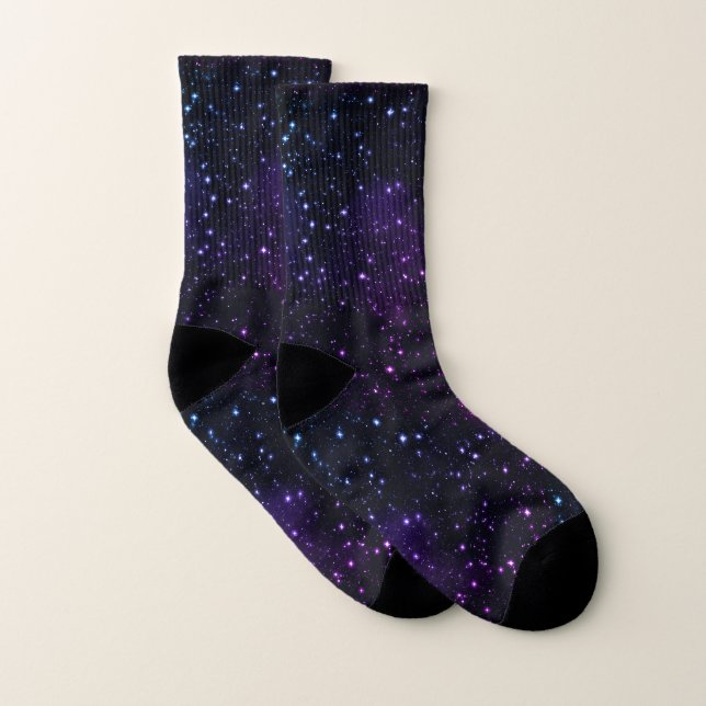 Calcetines Galaxia de Estrellas Espaciales Nebulosa (Par)