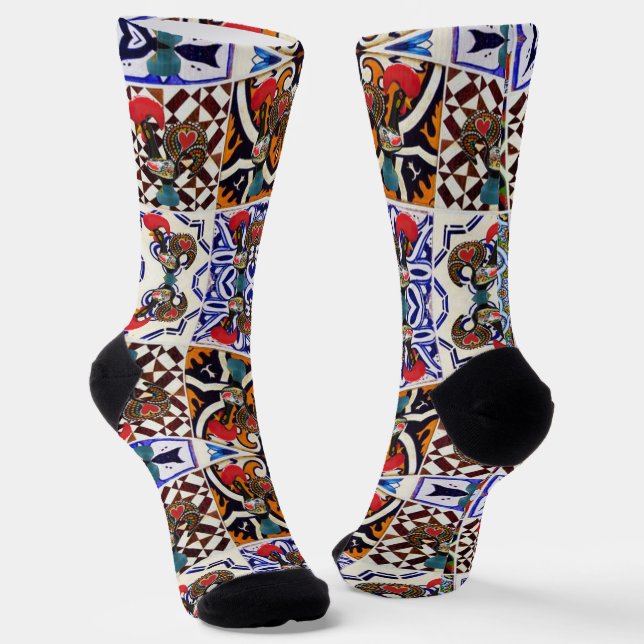 Calcetines Galo de Barcelos, Portugal (Angular)