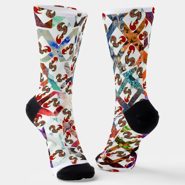 Calcetines Galo de Barcelos, Portugal (Angular)