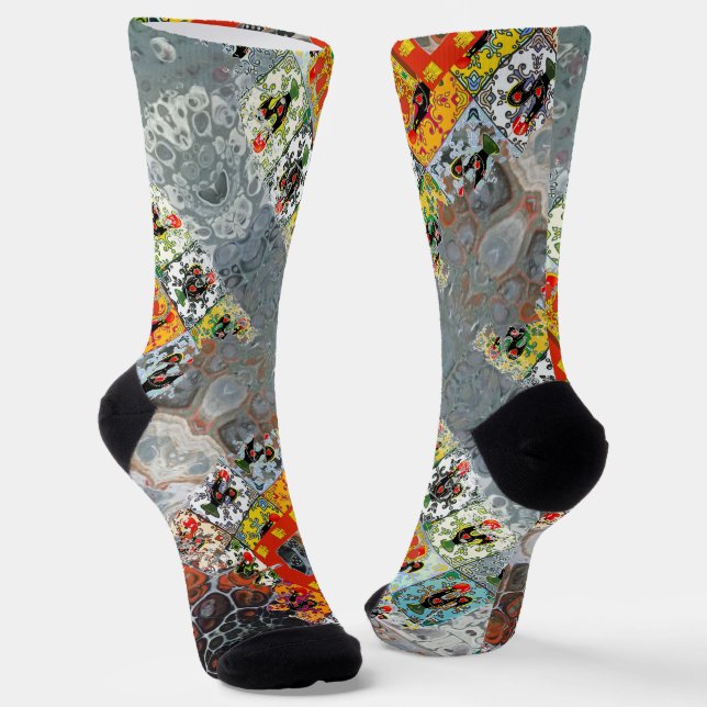 Calcetines Galo de Barcelos, Portugal (Angular)