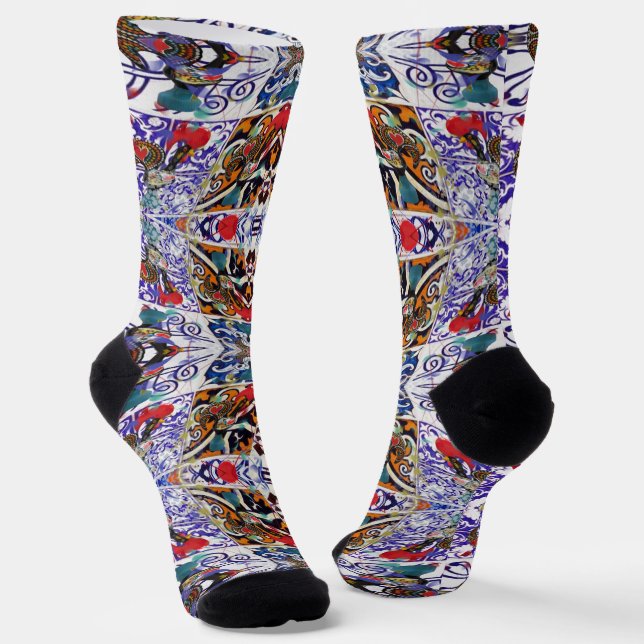 Calcetines Galo de Barcelos, Portugal (Angular)