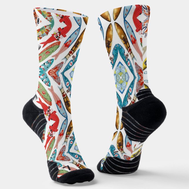 Calcetines Galo de Barcelos, Portugal (Angular)