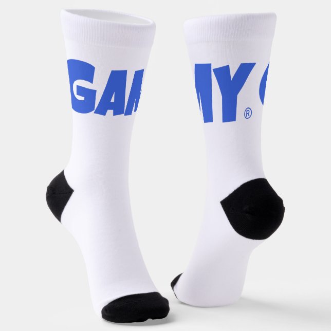 Calcetines GAMY® Royal blue Logo Unisex (Angular)