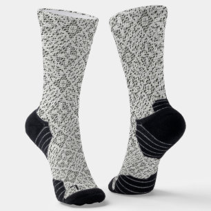 Calcetines Ganchillo Falso Blanco
