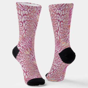 Calcetines Gato atigrado con piel de leopardo de moda con man