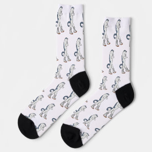 Calcetines Gato Boxer Urbano en Zapatilla Luchador