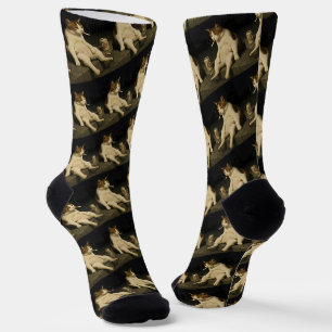 Calcetines Gato Divertido con Cigarrillo Meme de Gato Diverti