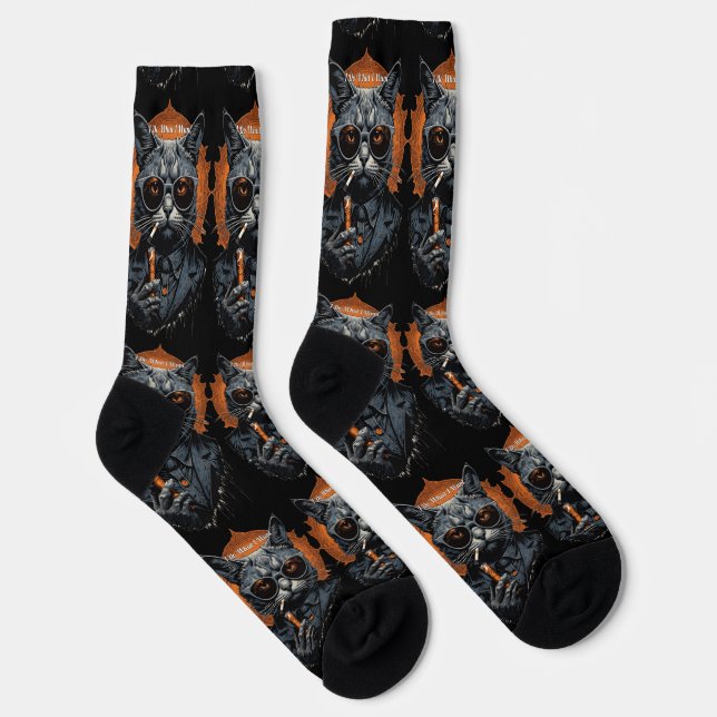 Calcetines Gato genial Thunder_Cove (Derecha)