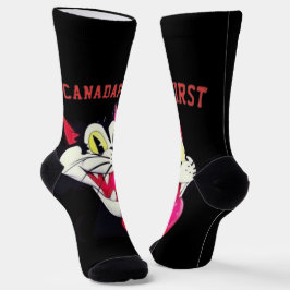CALCETINES GATO VINTAGE CANADÁ PRIMER