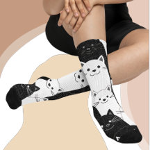 Gatos blancos y negros