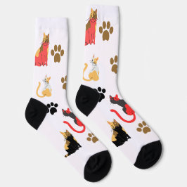 Calcetines Gatos de Sócrates con estilo