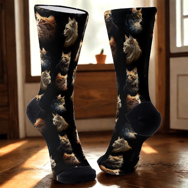 Calcetines Gatos dorados (Subido por el creador)