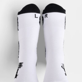 Calcetines Gatos y libros negros - Diseño Minimalista