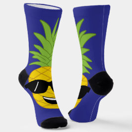 Calcetines Gigante de piñas Gracioso Luau Hawaiano