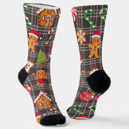 Calcetines Gingerbread Cookies Socks Christmas Print Socks
