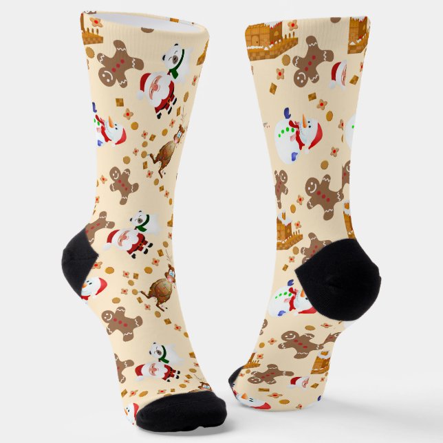 Calcetines Gingerbread, Santa, Navidades Snowman (Angular)