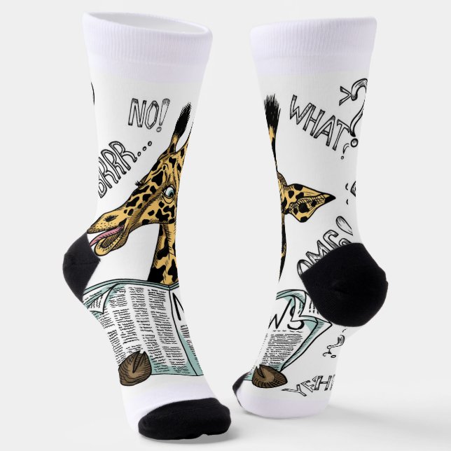 Calcetines Giraffe News Socks (Angular)