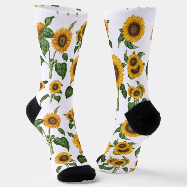 Calcetines Girasoles Botánica Verdor (Angular)