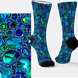 Calcetines Glass esparkling y gemas verdes irlandeses