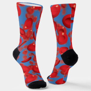 Calcetines Glóbulos rojos Cool Moderno
