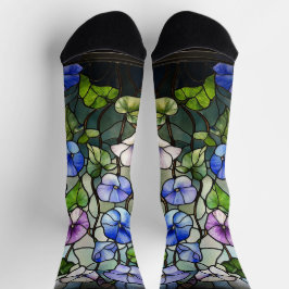 Calcetines Glorias matutinas de vidrio manchado