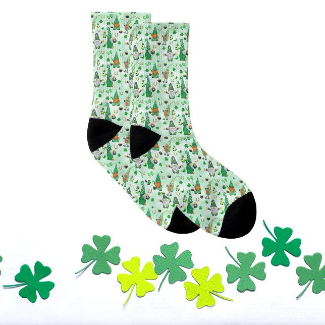 Calcetines Gnome St. Patrick's Day Celebration (Subido por el creador)