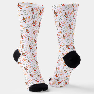 Calcetines Gobble Gobble Hasta Que te Tambalees Día de Acción