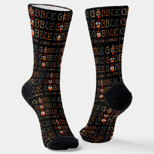 Calcetines Gobble Gobble Hasta Que Te Tambalees Divertido Día