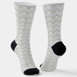 Calcetines Gold Zig Zag Chevron