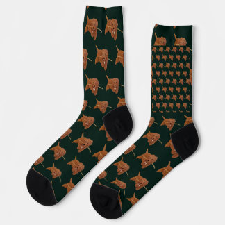 Calcetines Goldie Golden Doodle Dark Green