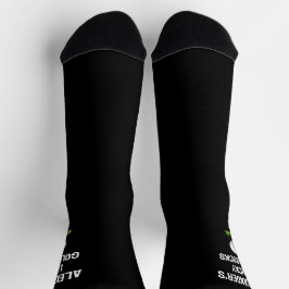Calcetines Golf Personalizado Funny Golfer Jugador de Deporte