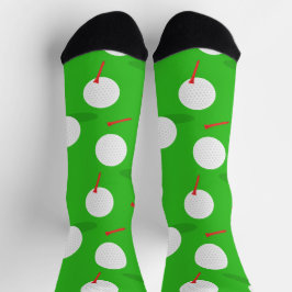Calcetines Golfer Golf Balls y Tees Fun