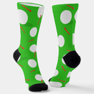 Calcetines Golfer Golf Balls y Tees Fun