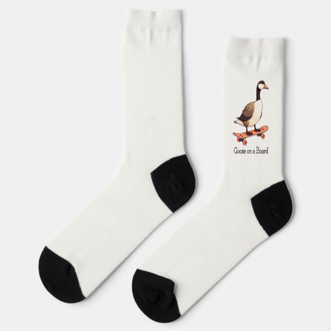Calcetines Goose en un tablero (Izquierda)