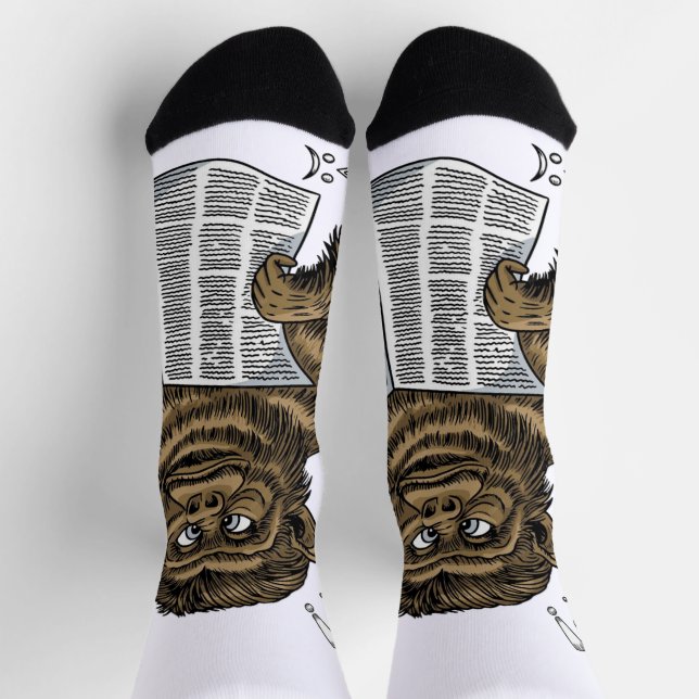 Calcetines Gorila News Socks (Arriba)